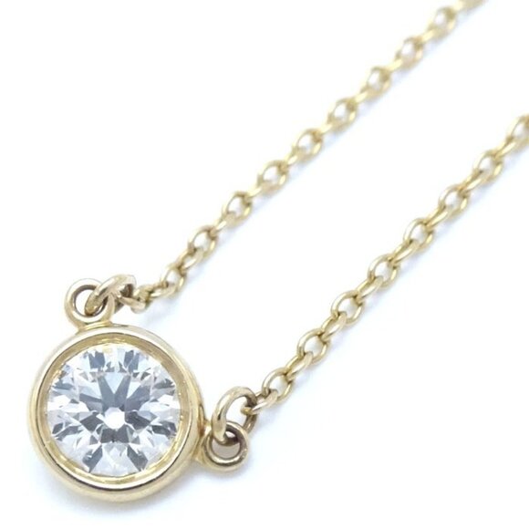 TIFFANY Authentic Gold Diamond Necklace - Picture 10 of 10